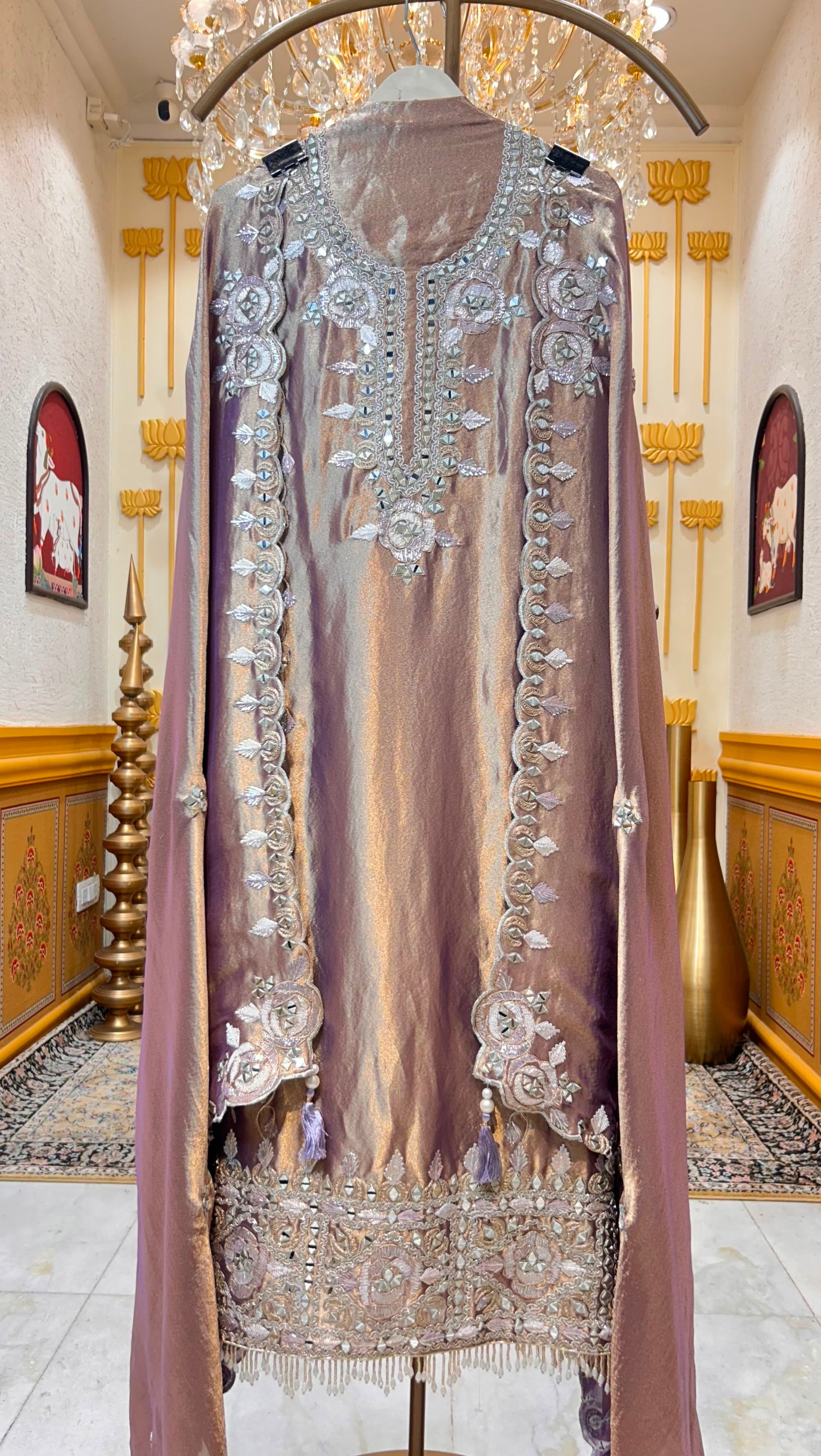Zar Afshan Organza Suit