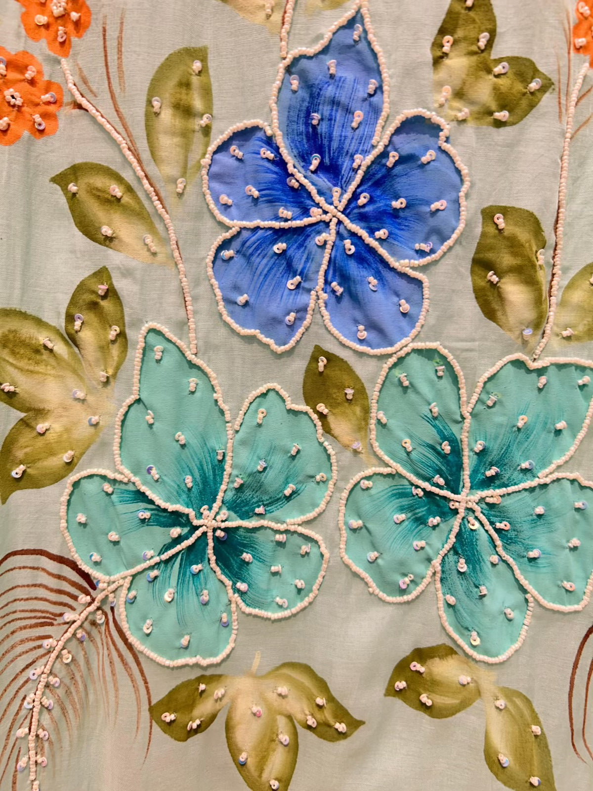 Soraya Handpainted Moti Suit