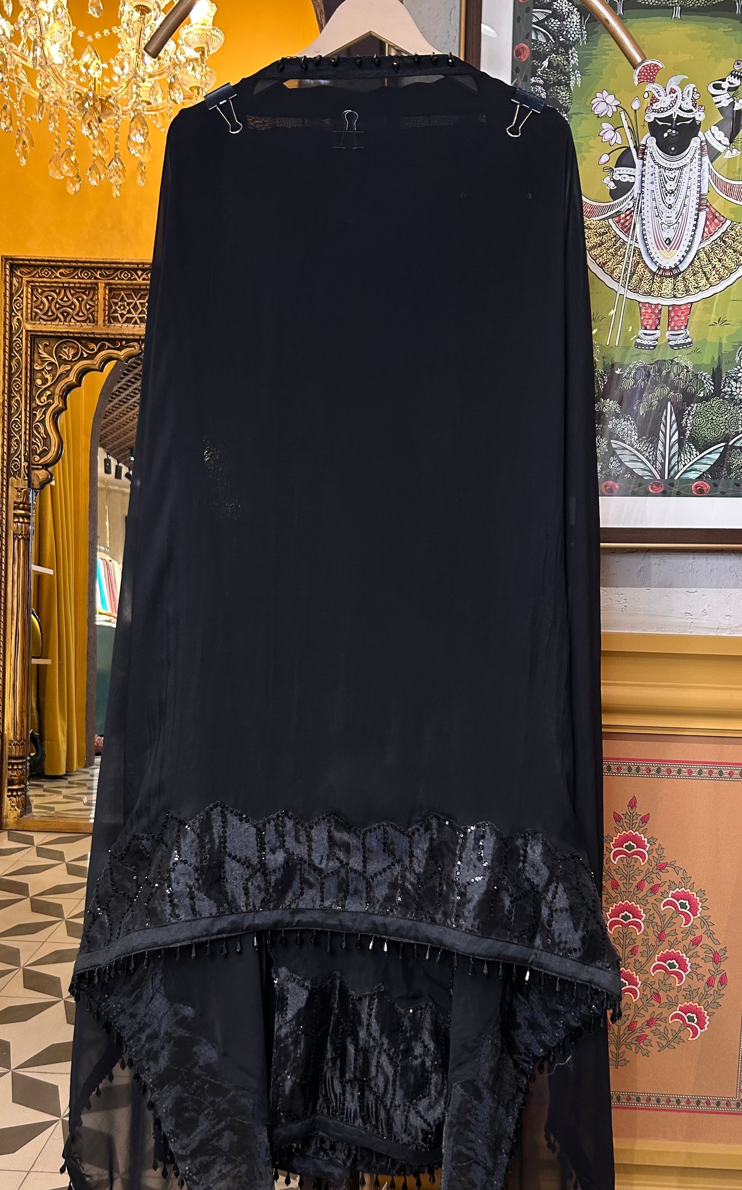 Mahira Black Beauty Organza Suit