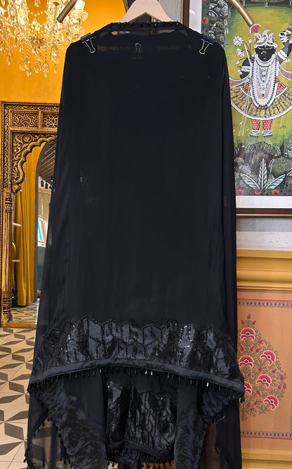 Mahira Black Beauty Organza Suit
