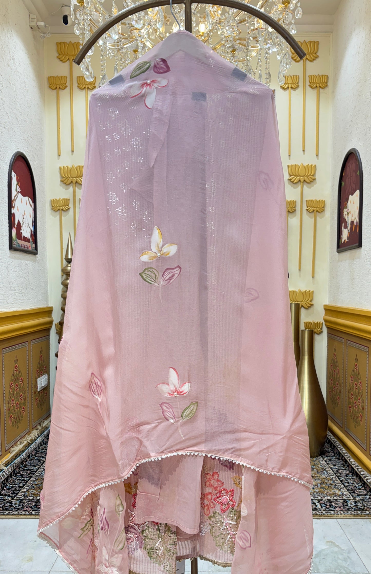 Inara Handpaint Georgette Suit