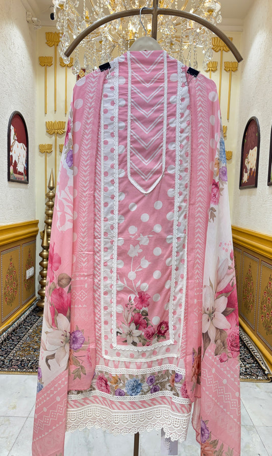 Roselle Lace Cotton Suit