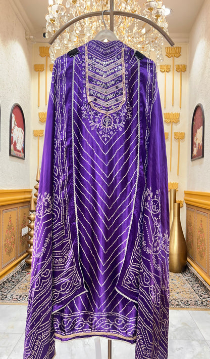 Rang Mahal Gajji Silk Suit