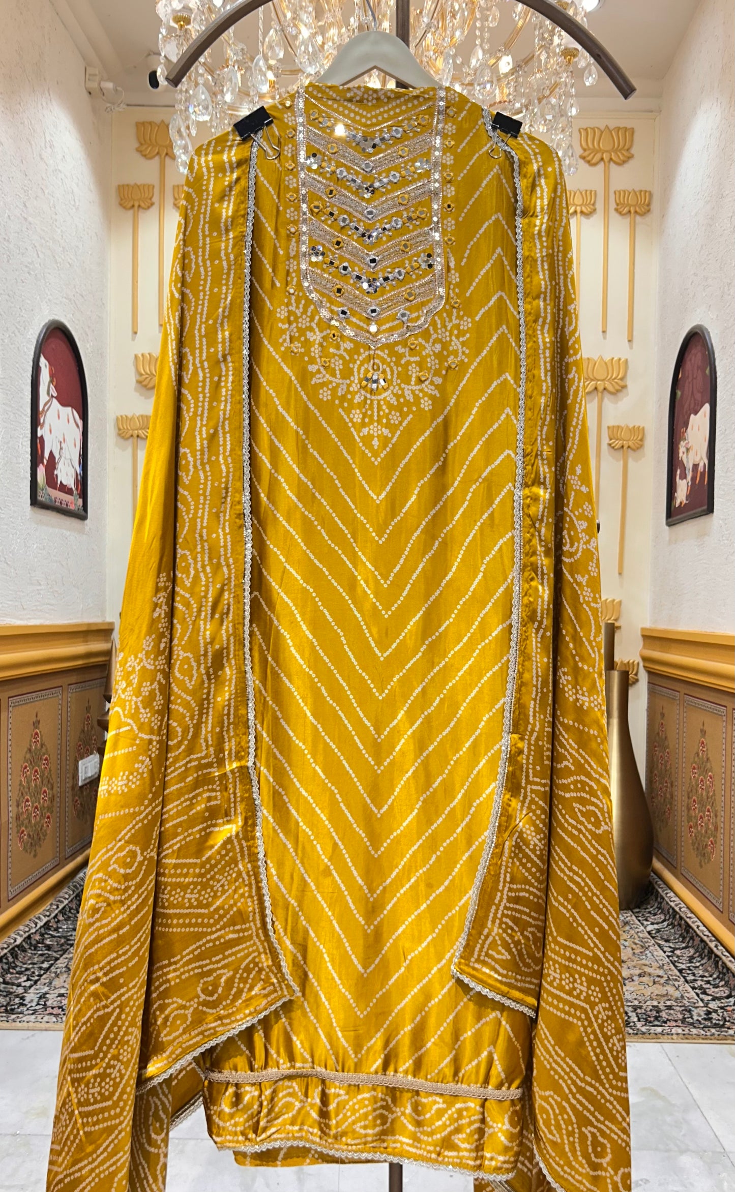 Rang Mahal Gajji Silk Suit