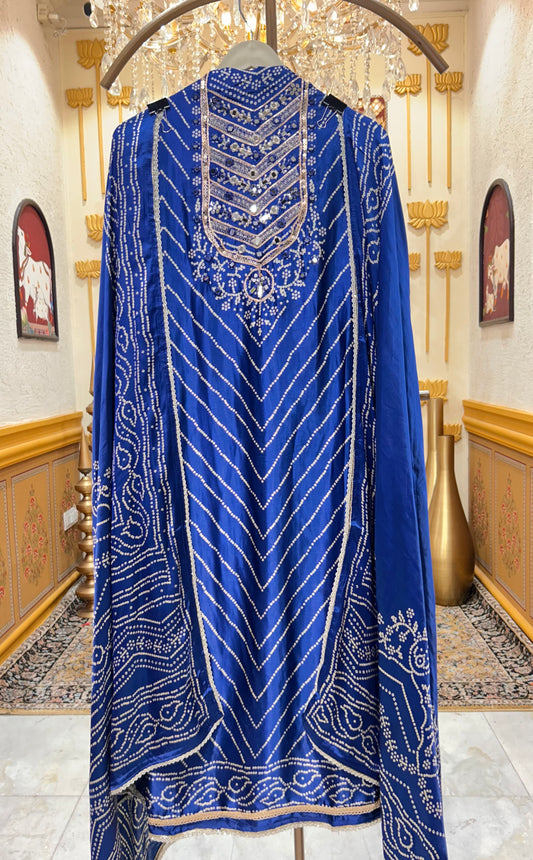 Rang Mahal Gajji Silk Suit