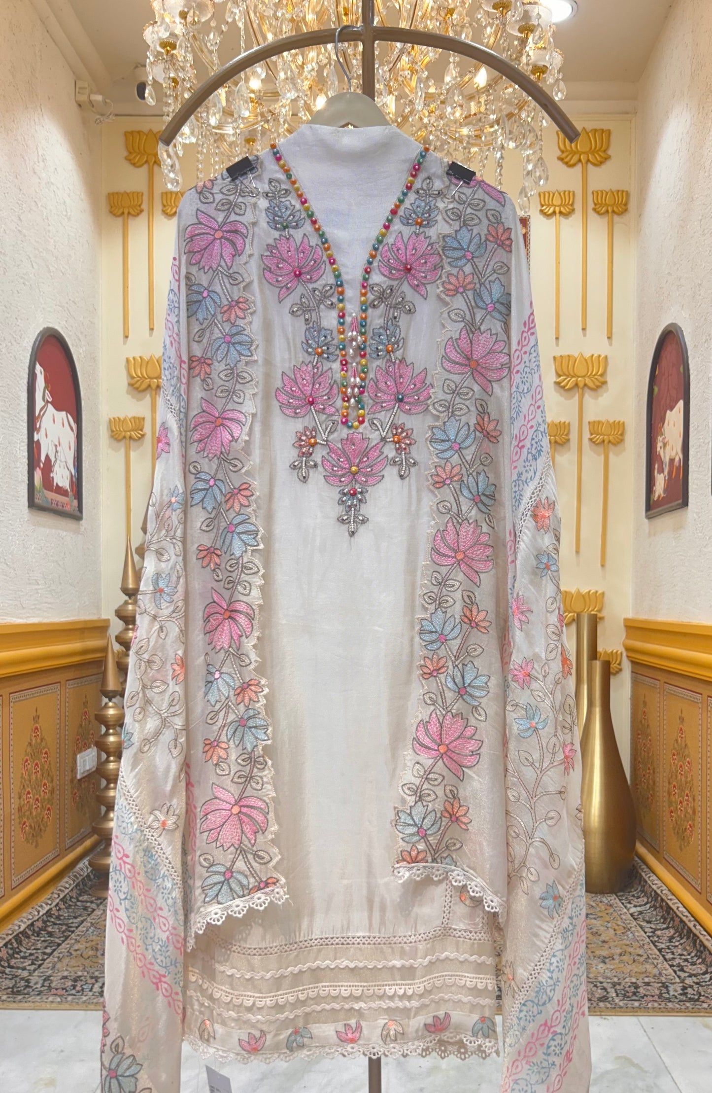 Noor Afsana Threadwork Suit