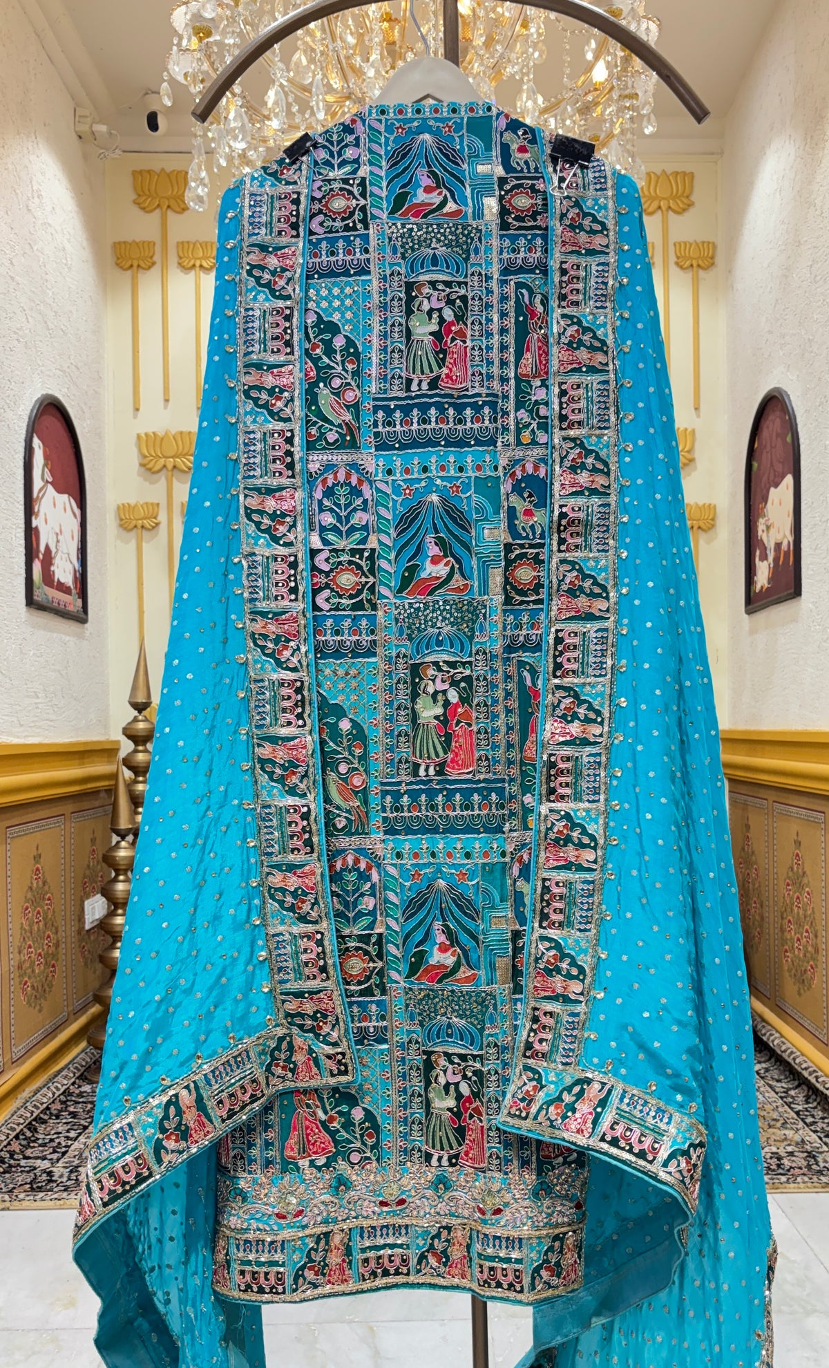 Azure Royal Handwork Suit