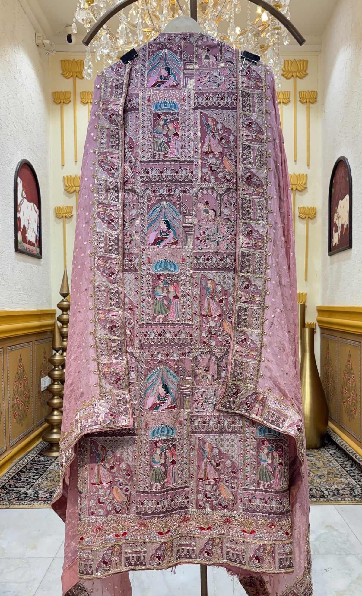 Azure Royal Handwork Suit
