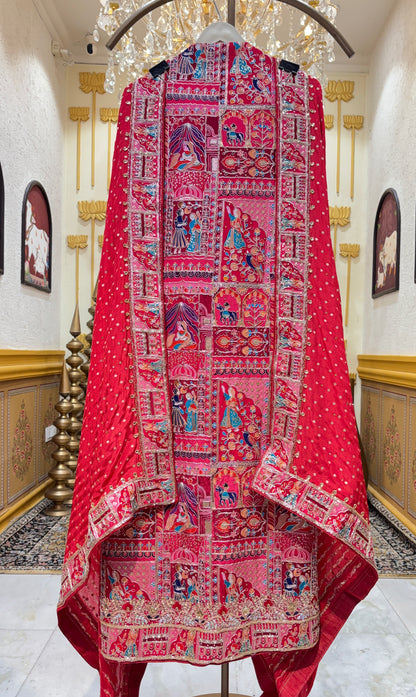 Azure Royal Handwork Suit