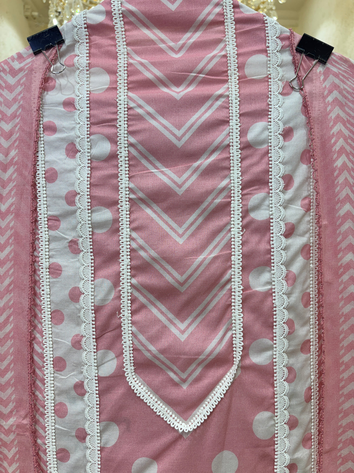 Roselle Lace Cotton Suit
