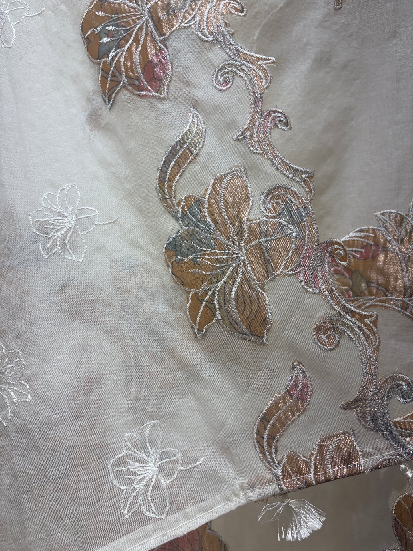 Mehrnoor Applique Chanderi Suit