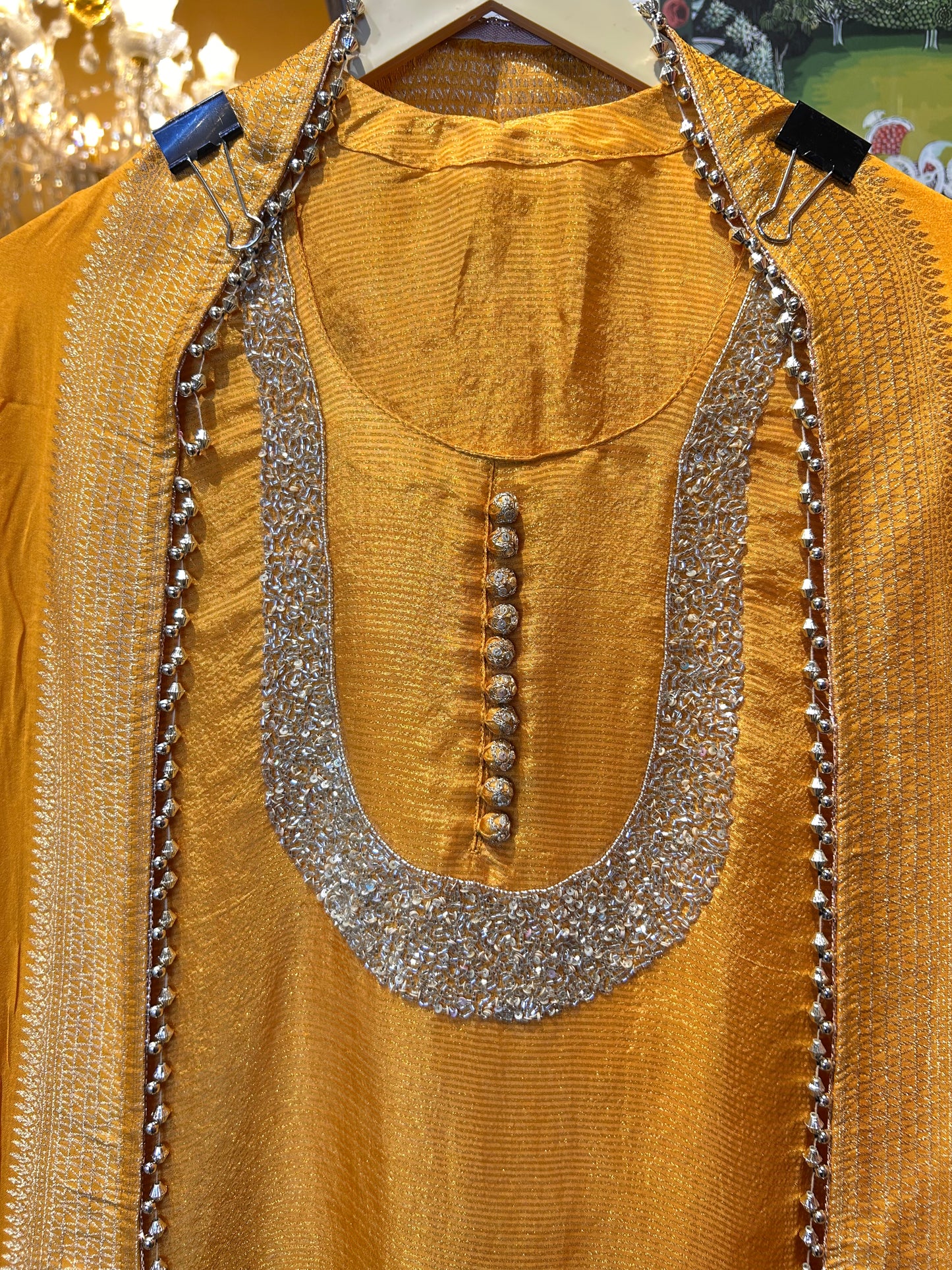 Zarice Organza Suit ( yellow )