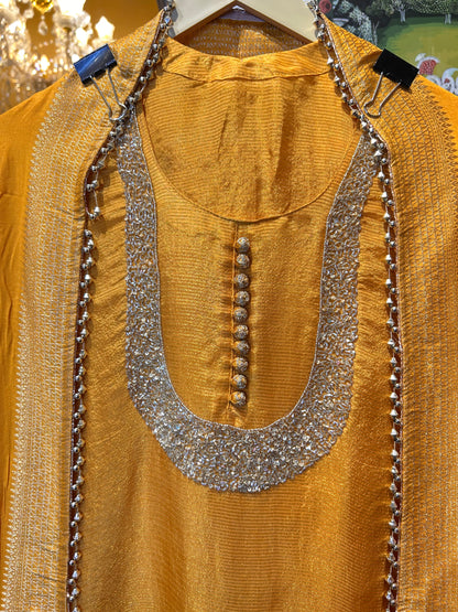 Zarice Organza Suit ( yellow )