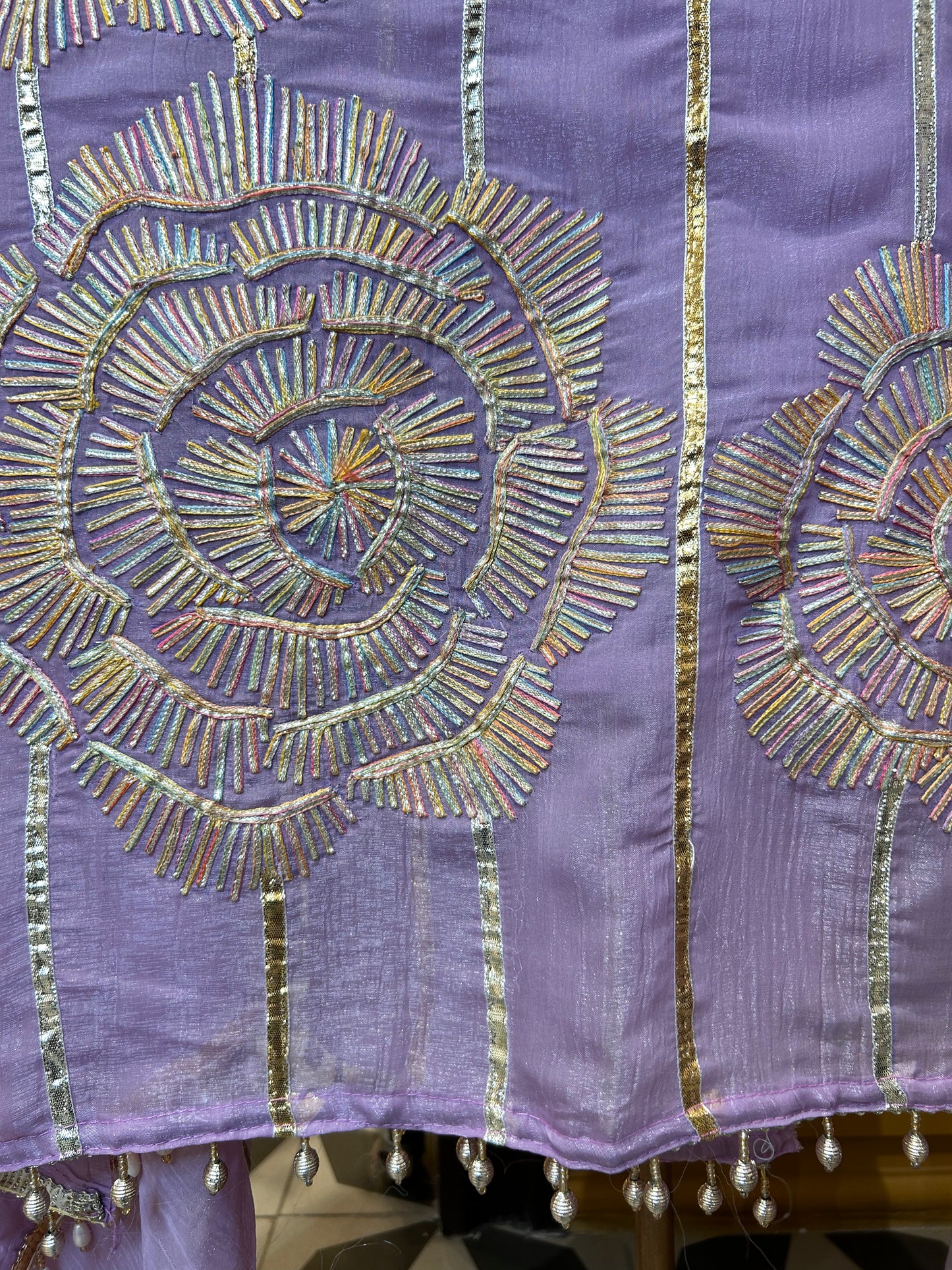 Tissue organza suit(Lavender)