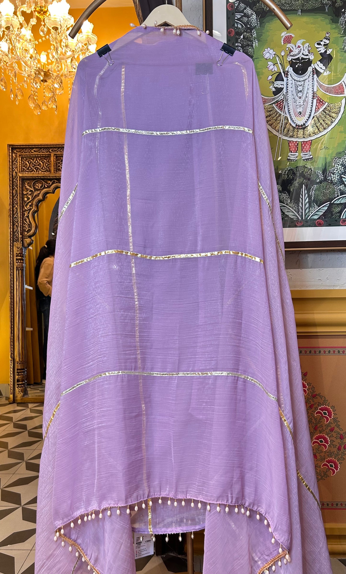 Tissue organza suit(Lavender)