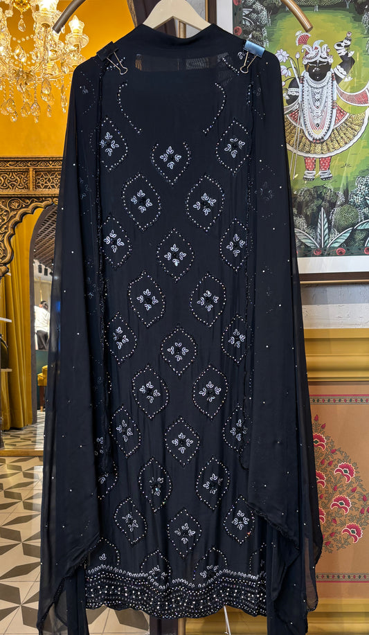 Noir Organza Suit
