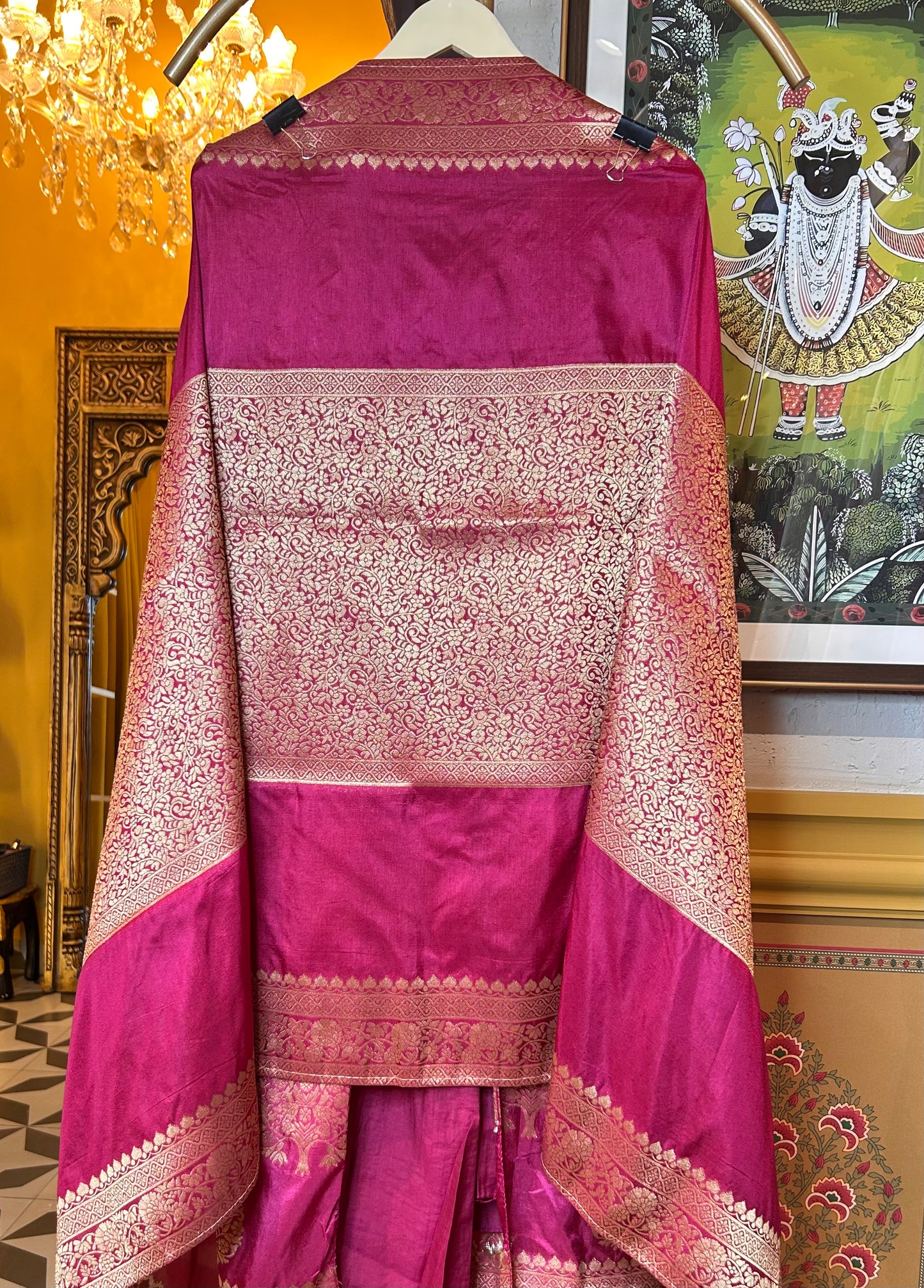 Royal wave of Baranasi suit (Wine)