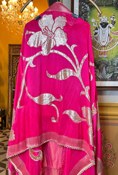 Sunshine shimmer organza suit(Pink)