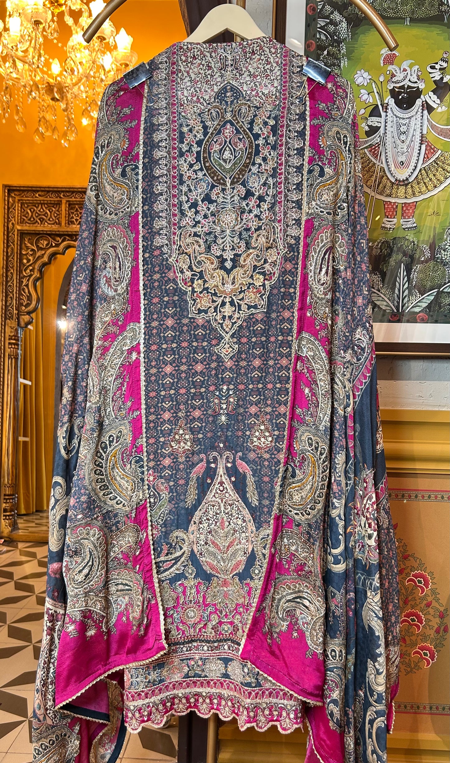 Luxe Crepe Charm suit(Grey)