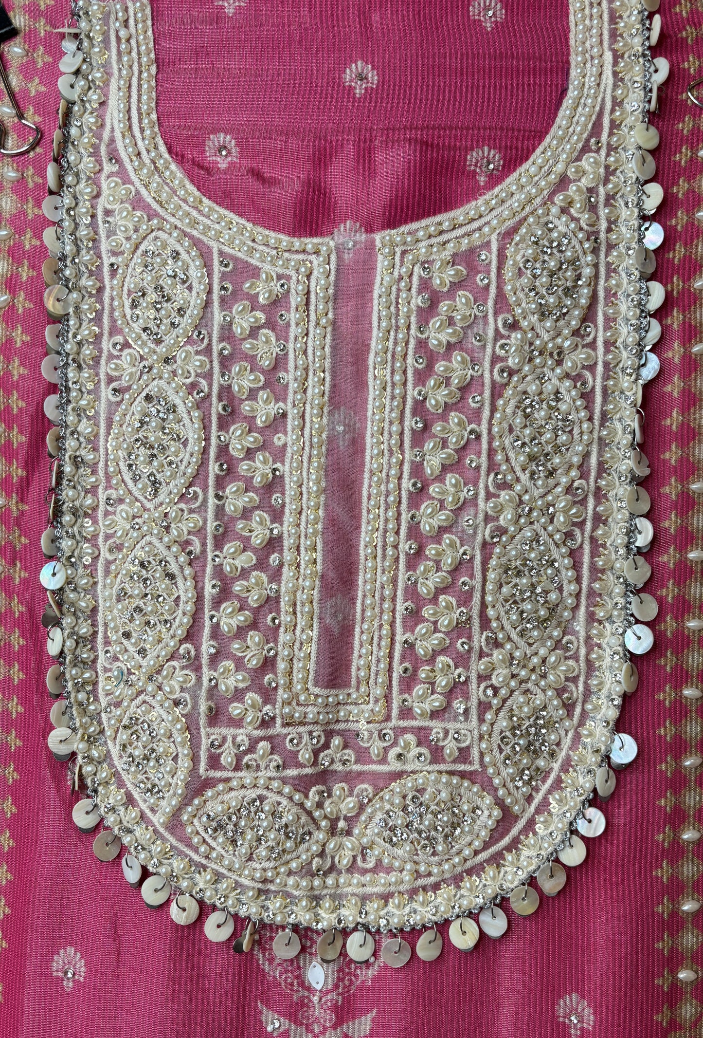 Nayab Shimmer Organza Suit