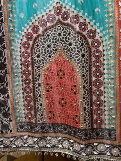 Nayab Shimmer Organza Suit