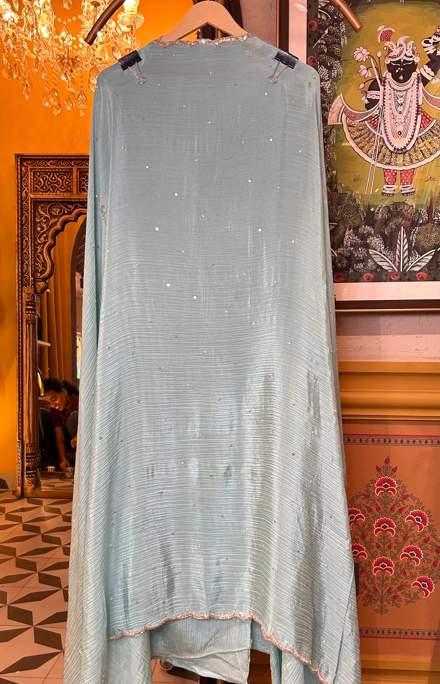 Zara Crushed Tissue Suit