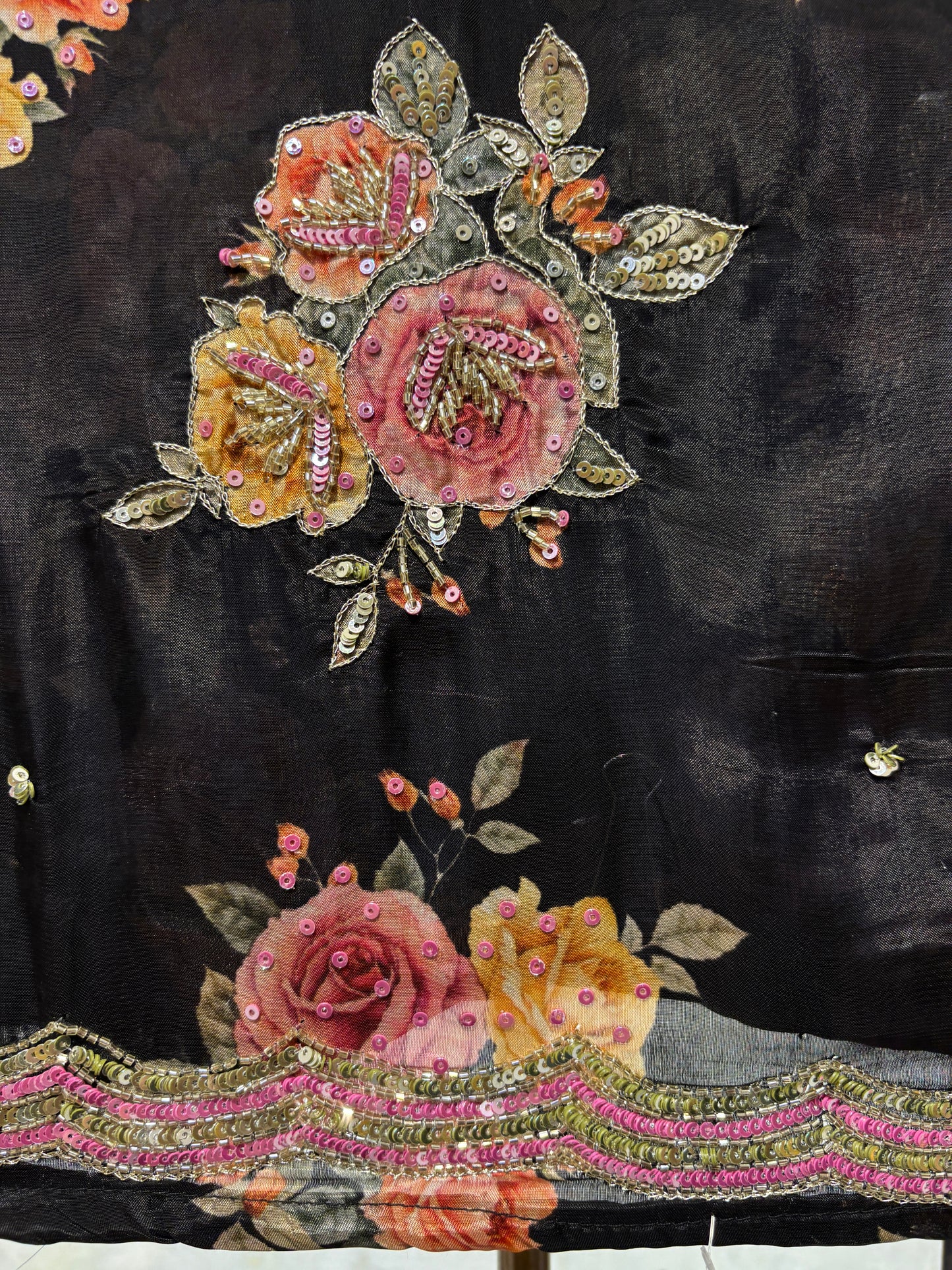 Noor Bloom Silk Organza Set
