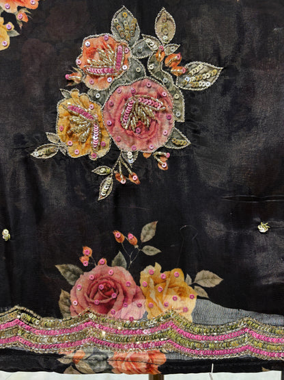 Noor Bloom Silk Organza Set