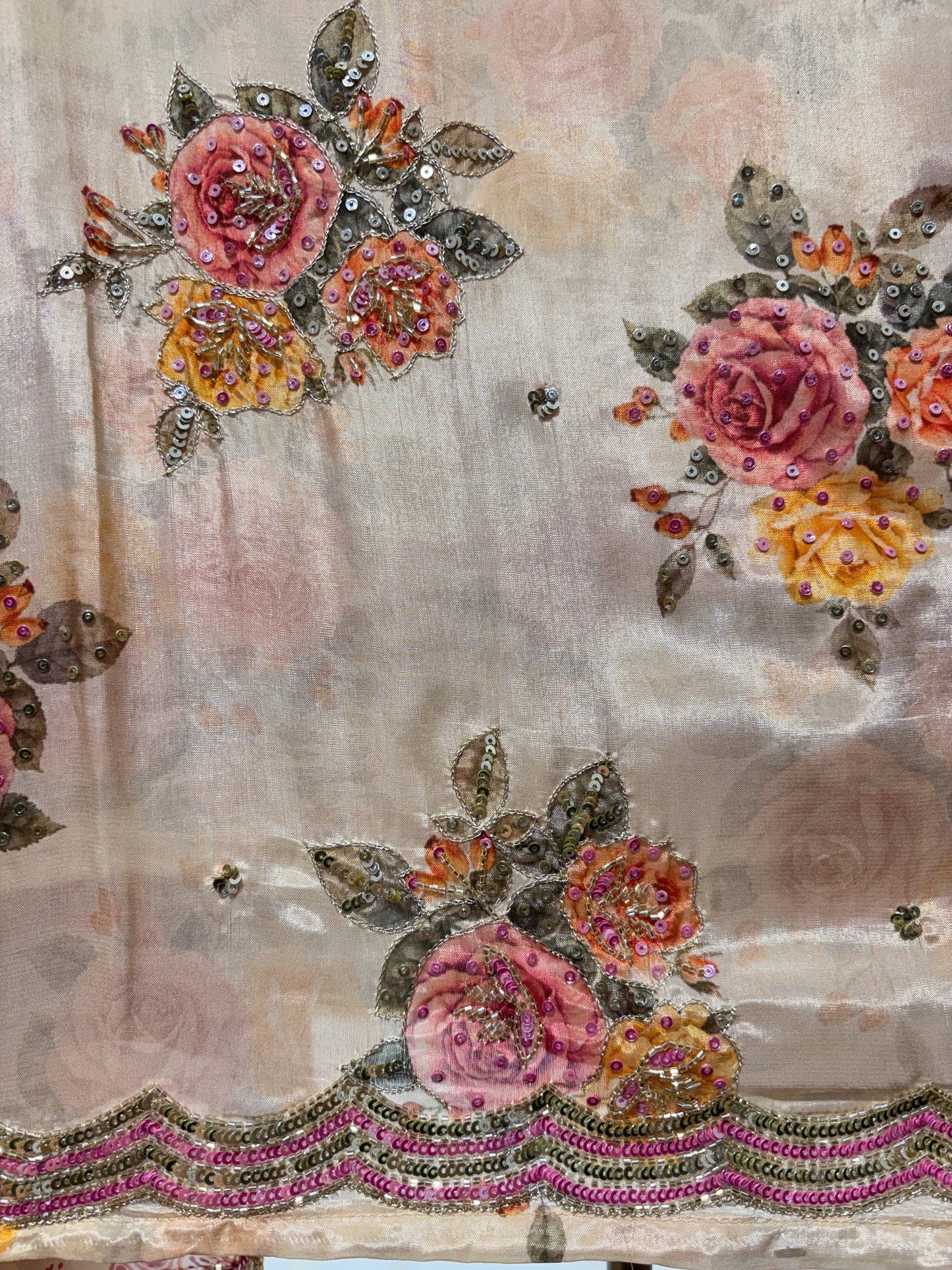 Noor Bloom Silk Organza Set