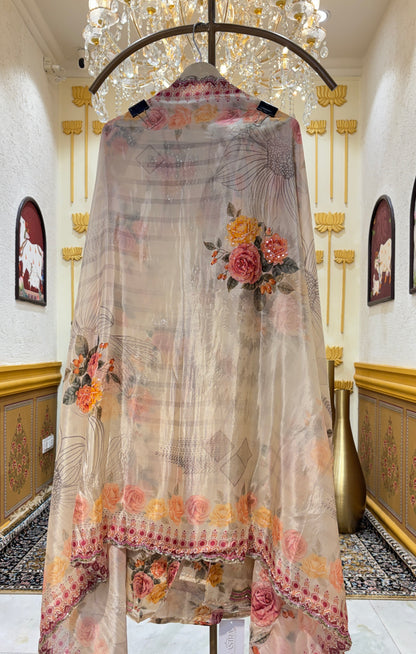 Noor Bloom Silk Organza Set