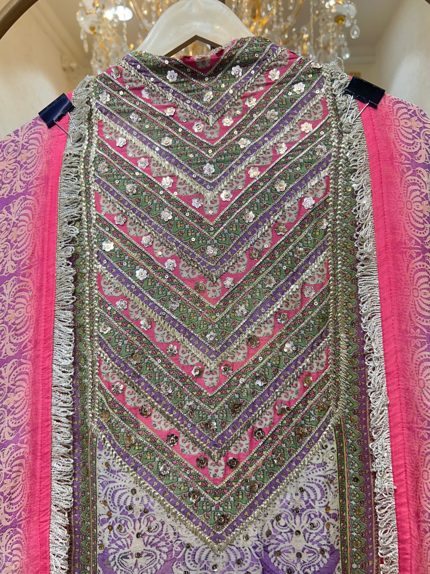 Noor-e-Meher Gotta Mul Suit (Purple)