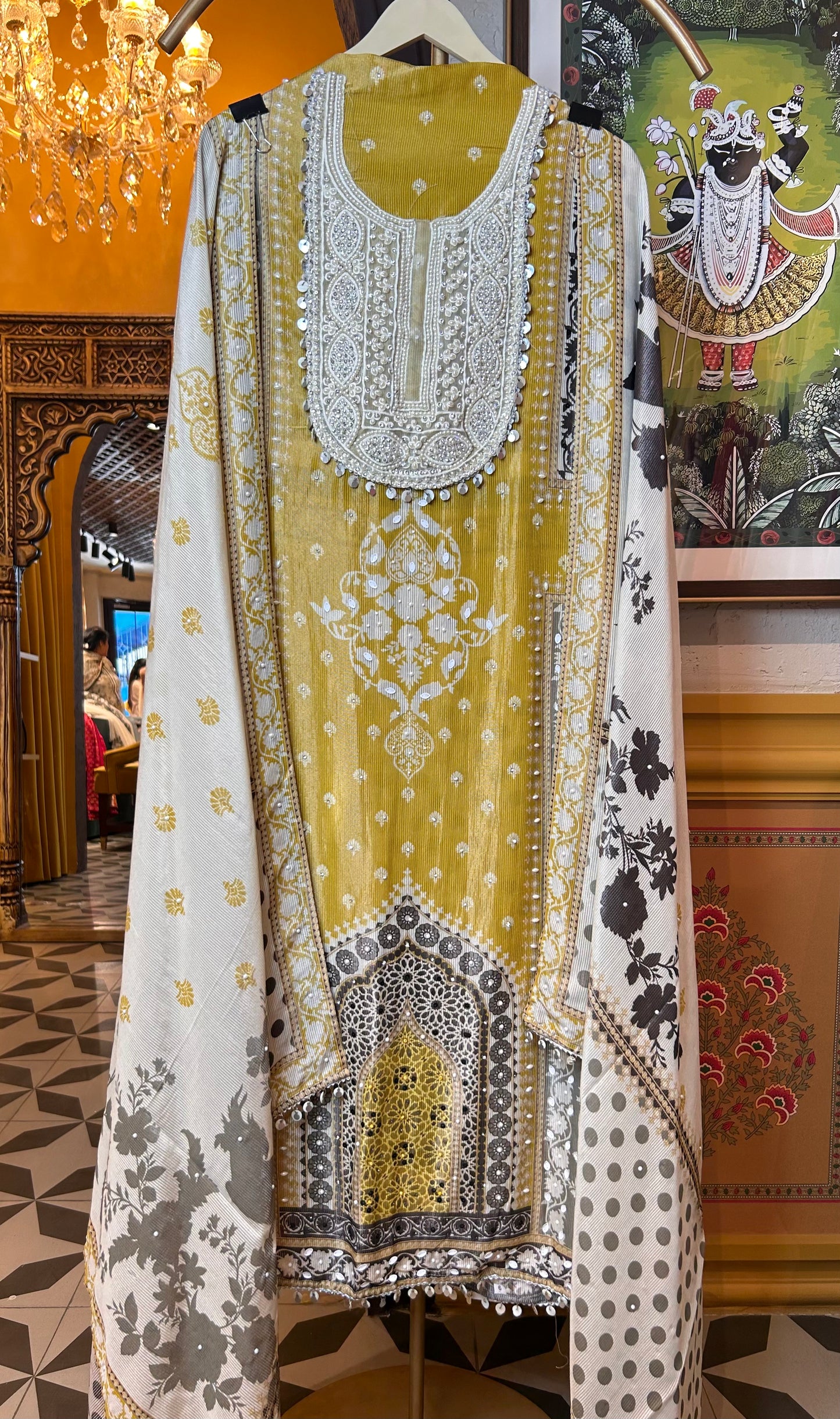 Nayab Shimmer Organza Suit