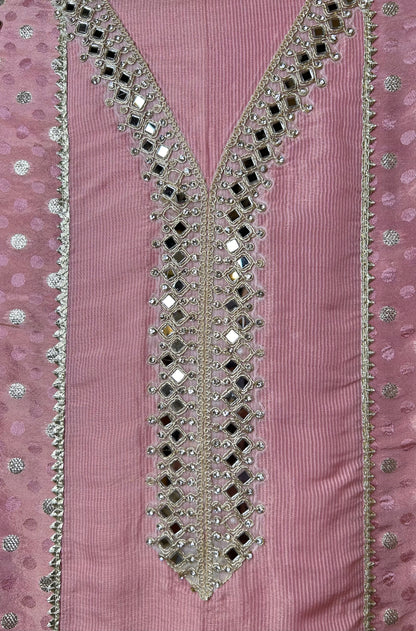 Zohra Shimmer Organza Suit