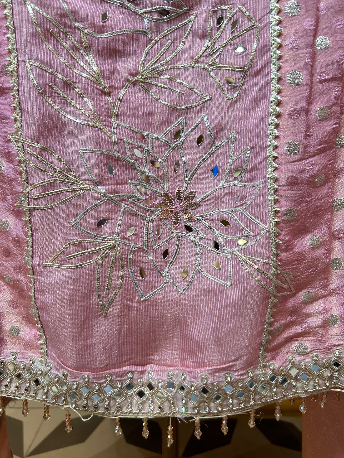 Zohra Shimmer Organza Suit