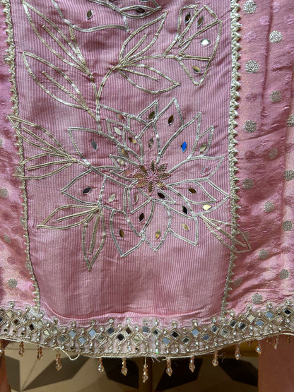 Zohra Shimmer Organza Suit