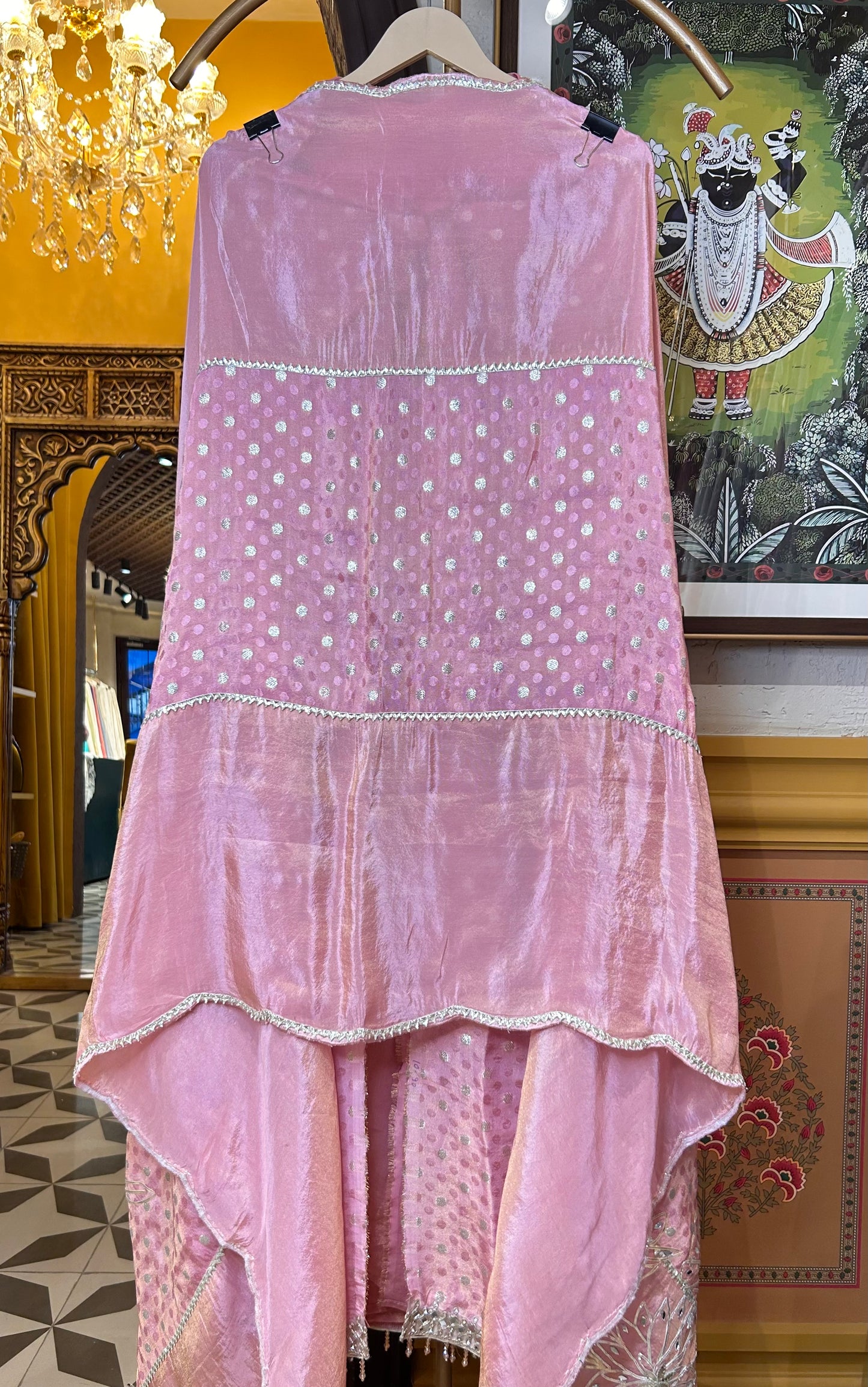 Zohra Shimmer Organza Suit