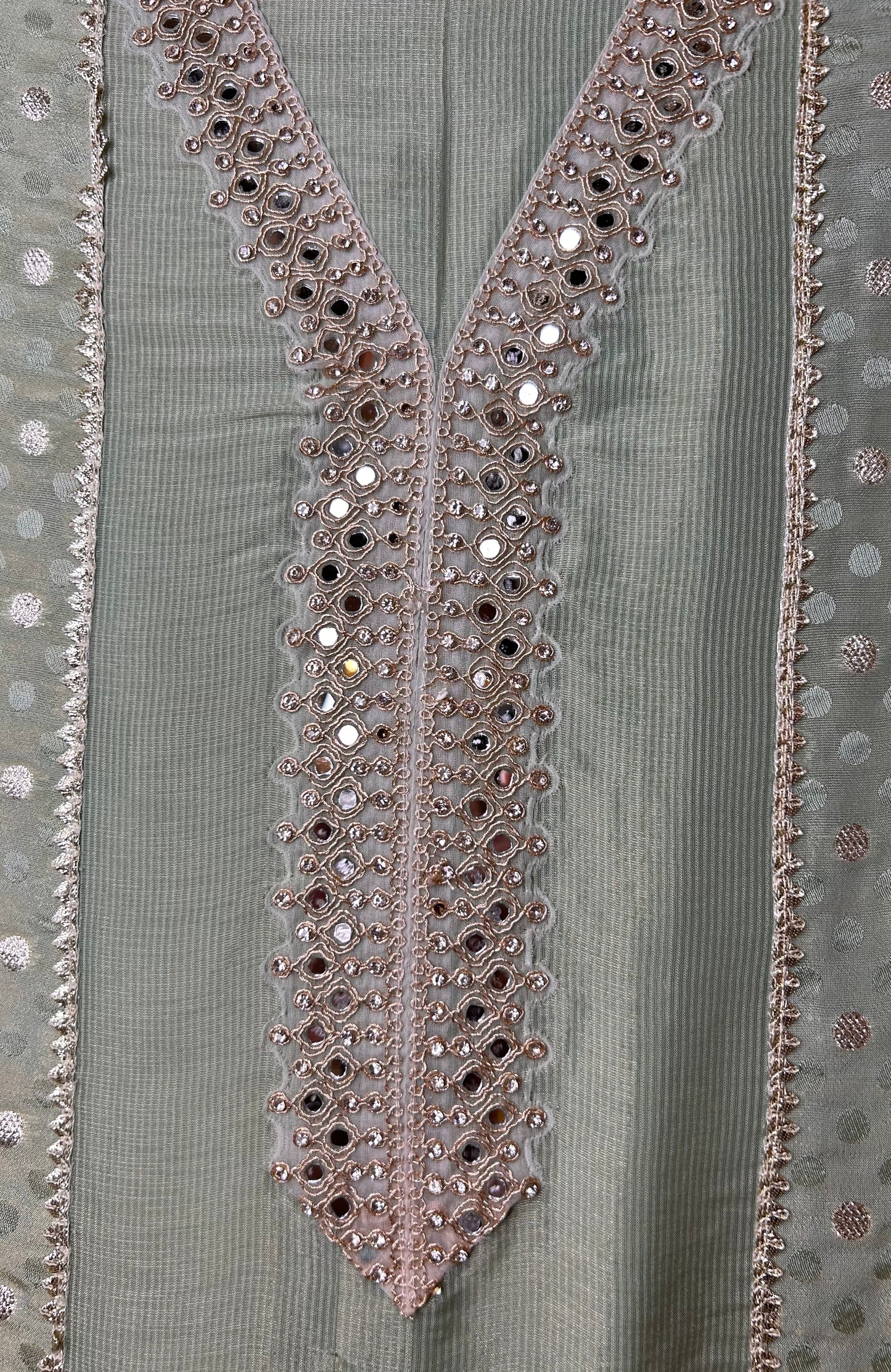 Zohra Shimmer Organza Suit
