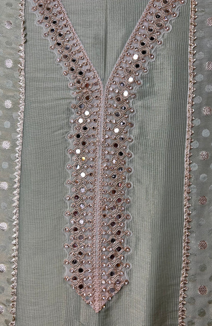 Zohra Shimmer Organza Suit