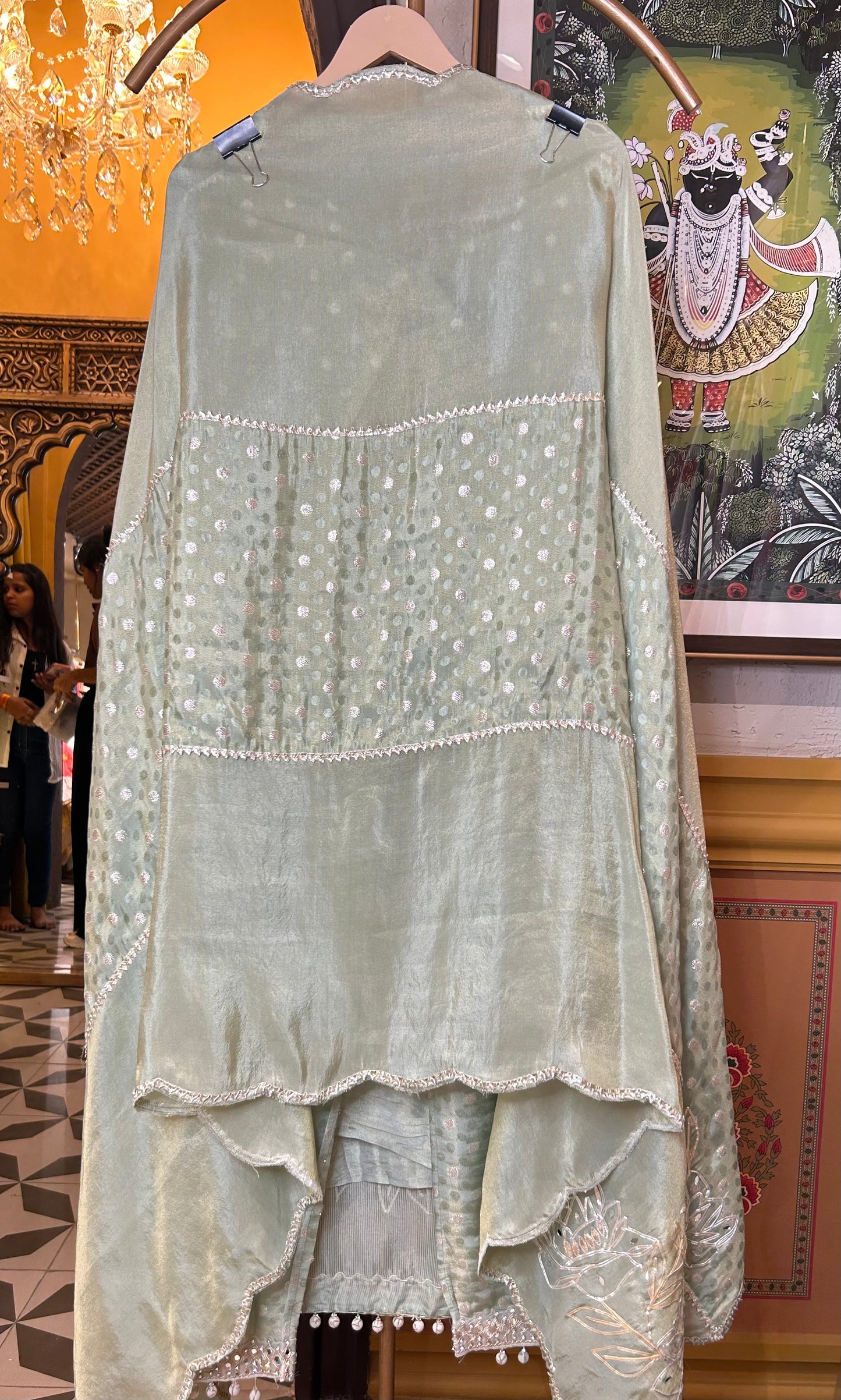Zohra Shimmer Organza Suit