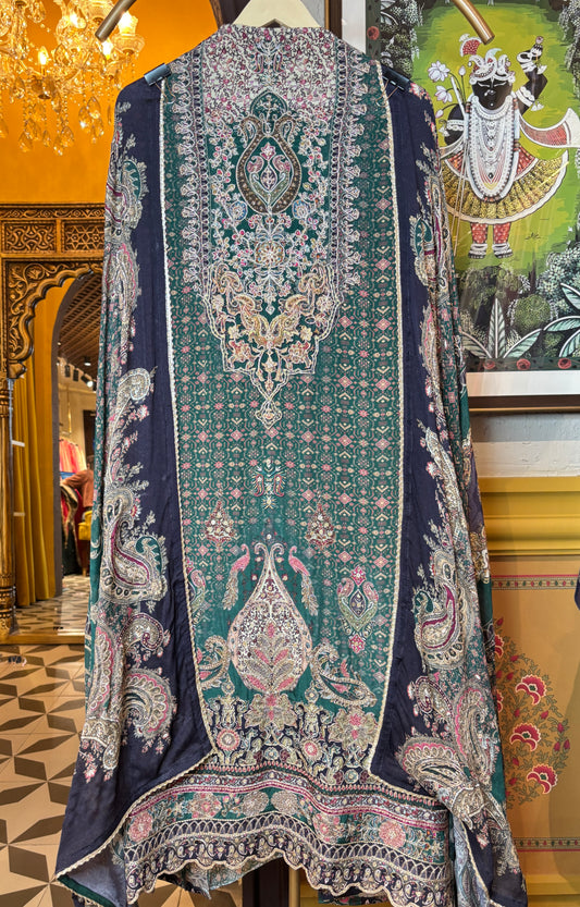 Luxe Crepe Charm suit(Green)