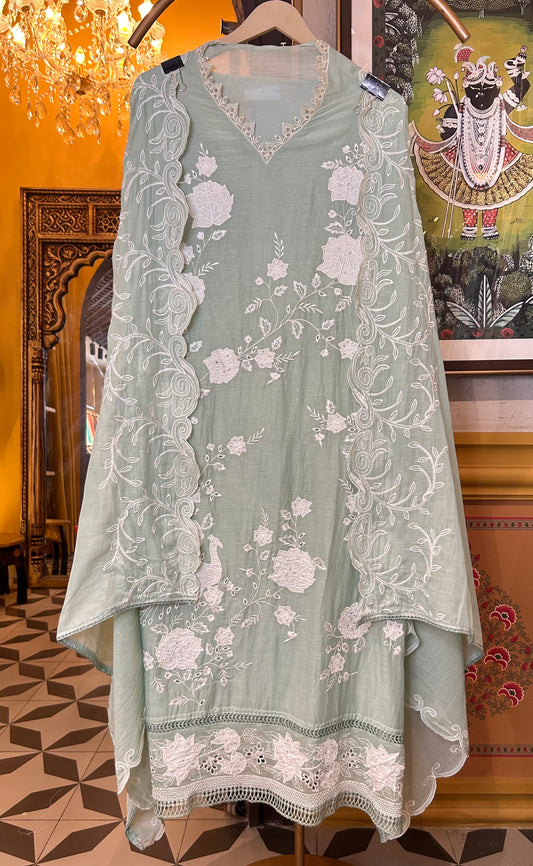 Gulnaar Mul Cotton Suit